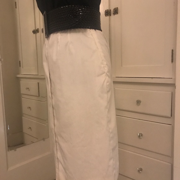 Vintage 50s white skirt Pinup Rockabilly - Picture 9 of 12